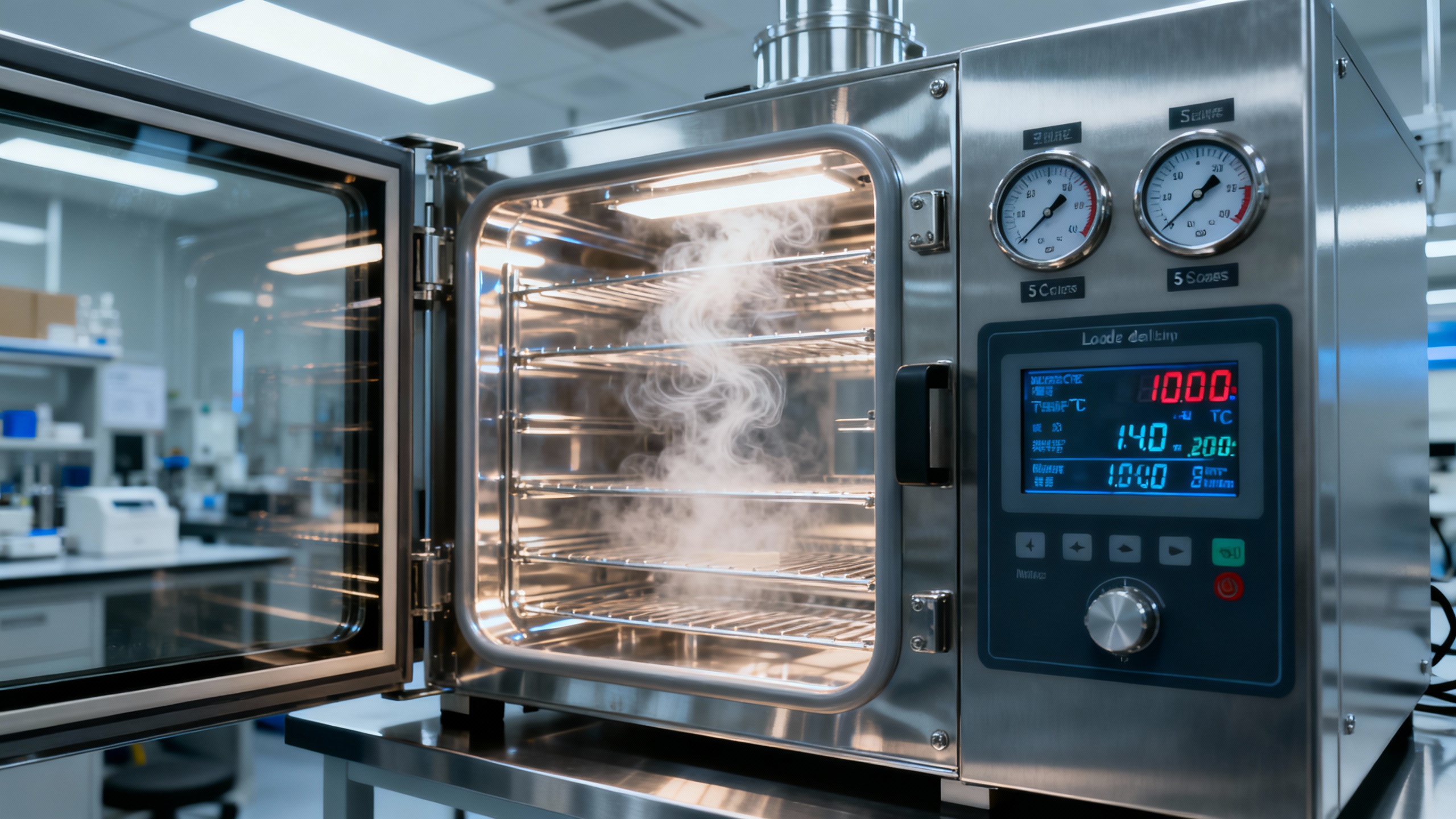 End‑Point Detection in Vacuum Drying: In‑Situ Mass Loss, dP/dt, and ...