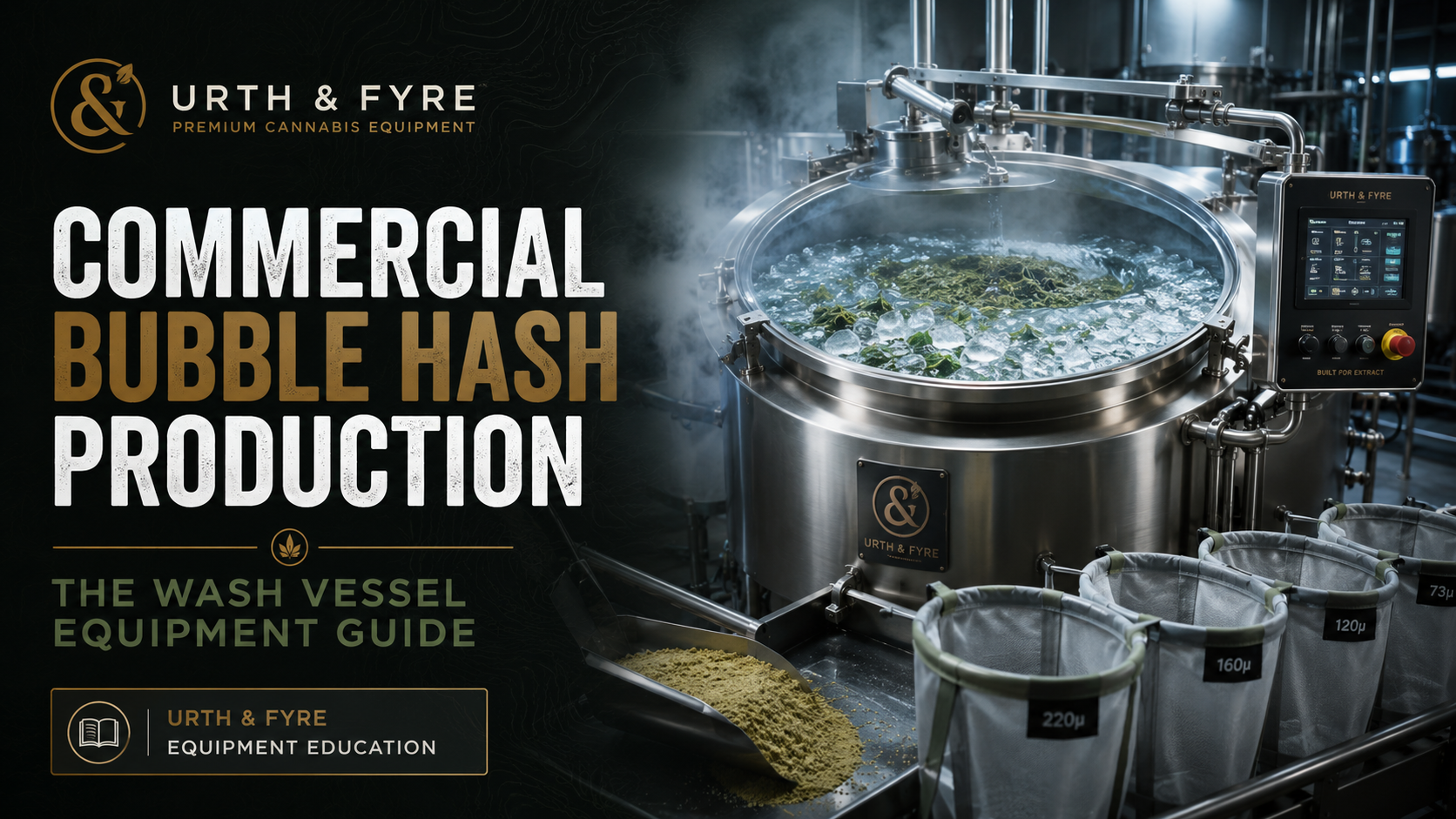 Commercial Bubble Hash Production: The Wash Vessel Equipment Guide