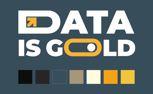 data is gold logo - light version