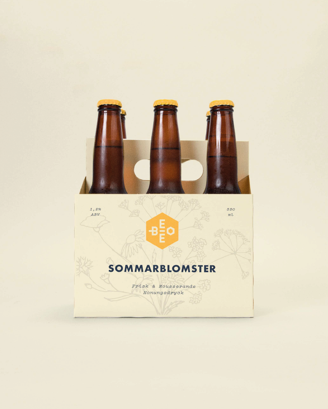 Craft brewed soda brand identity logo