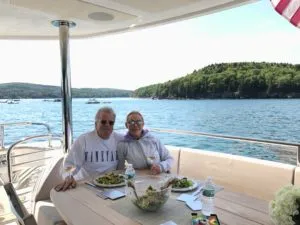 Learn about this couple's 92ft Sunseeker yacht and the boating adventures that await them in retirement. Read boating lifestyle stories on Marinalife.