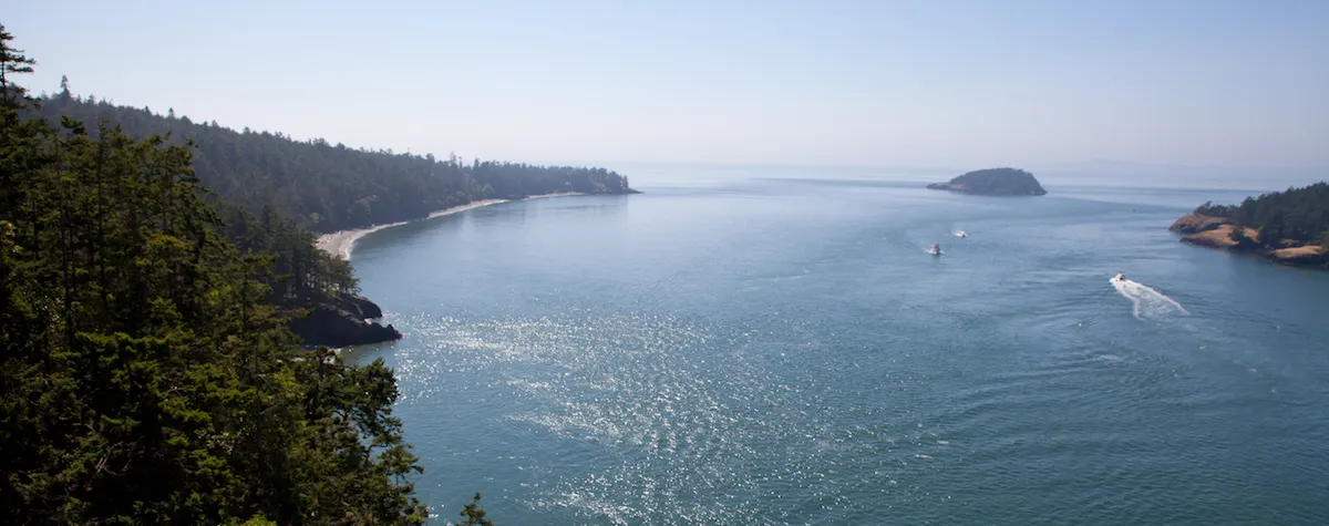 Just below the Canadian border, 18 wondrous miles of the Saratoga Passage separate the beautiful Whidbey & Camano Islands.