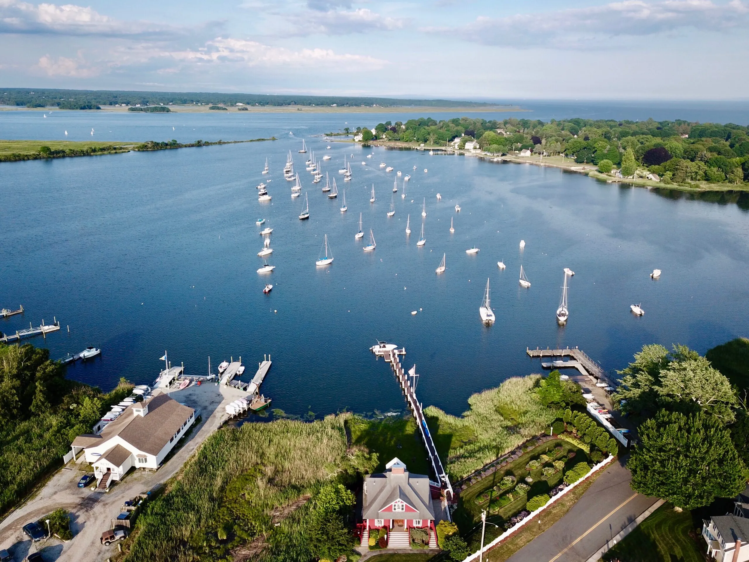 Take a weekend getaway and sail the longest river in New England from Old Saybrook. CT to Gardiner's Bay, NY - almost 400 miles of natural watershed!