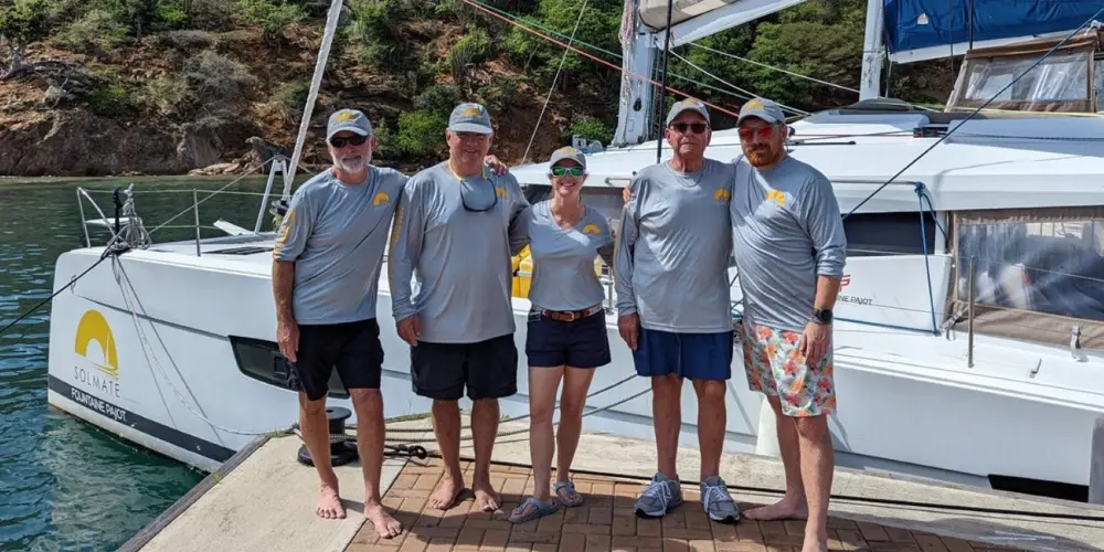 Join boaters Jennifer and Adam Landa as they embark on the Salty Dawg Caribbean Rally, turning their dream of full-time sailing into reality.