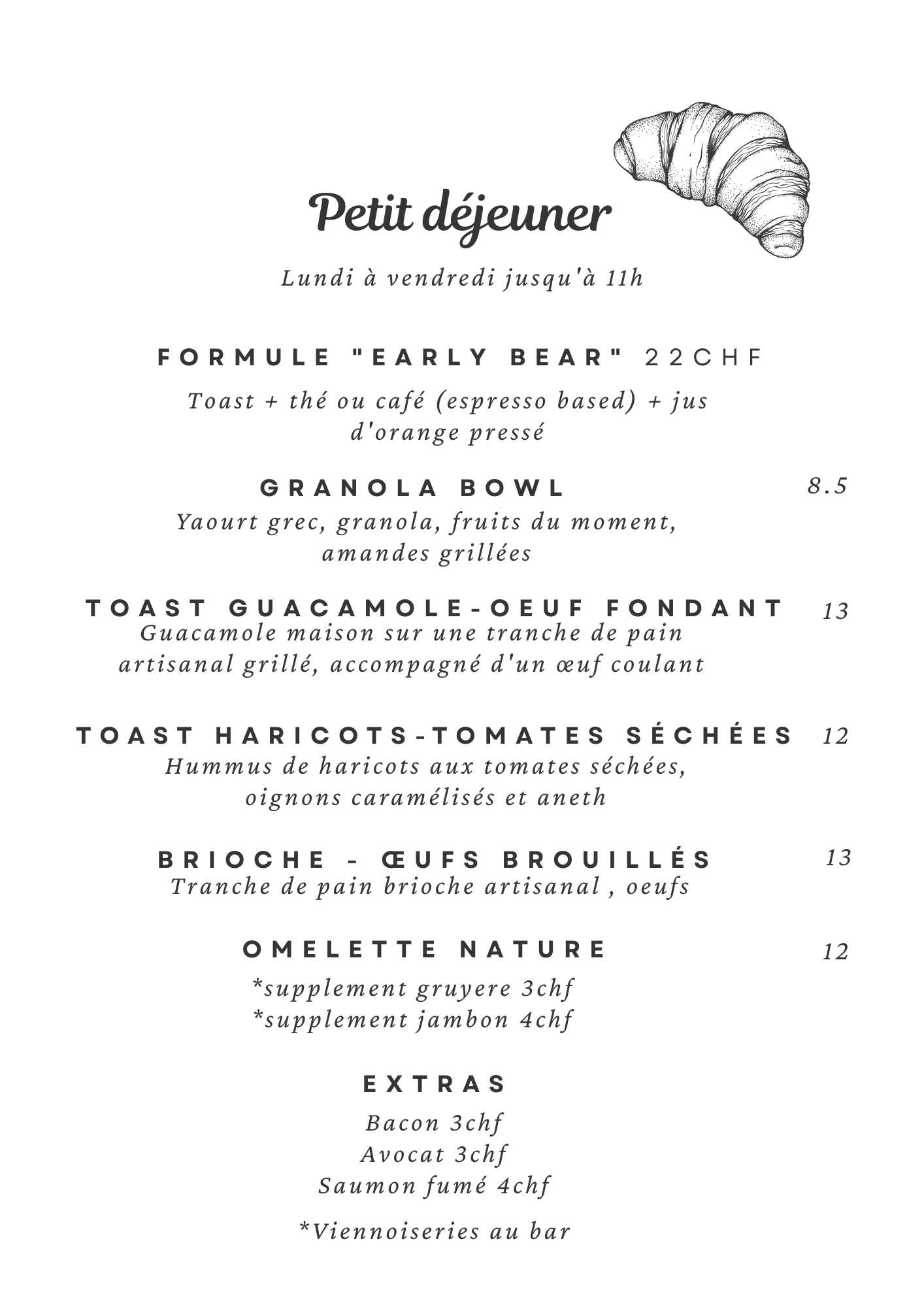 petit déj