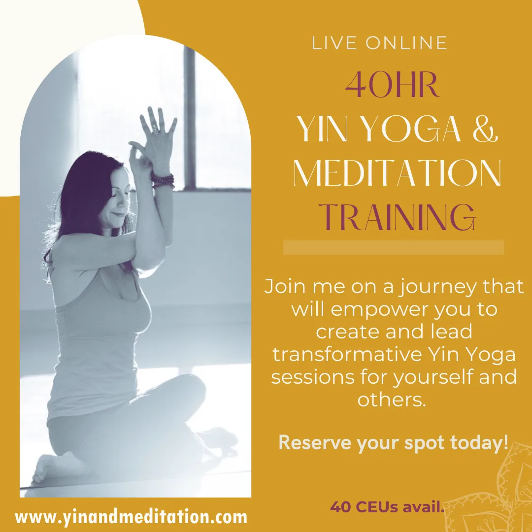 yin yoga and meditation training live online sagel yoga alliance certified yoga alliance ceus available learn yin yoga