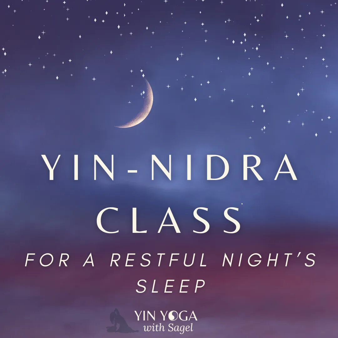 peaceful starlit sky with crescent moon