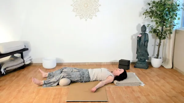 yin yoga pose savasana