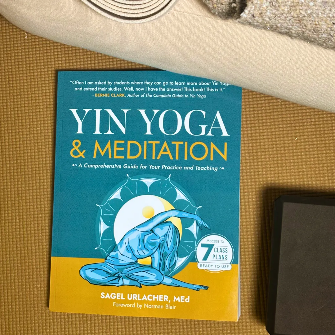 the front cover of the book Yin Yoga and Meditation