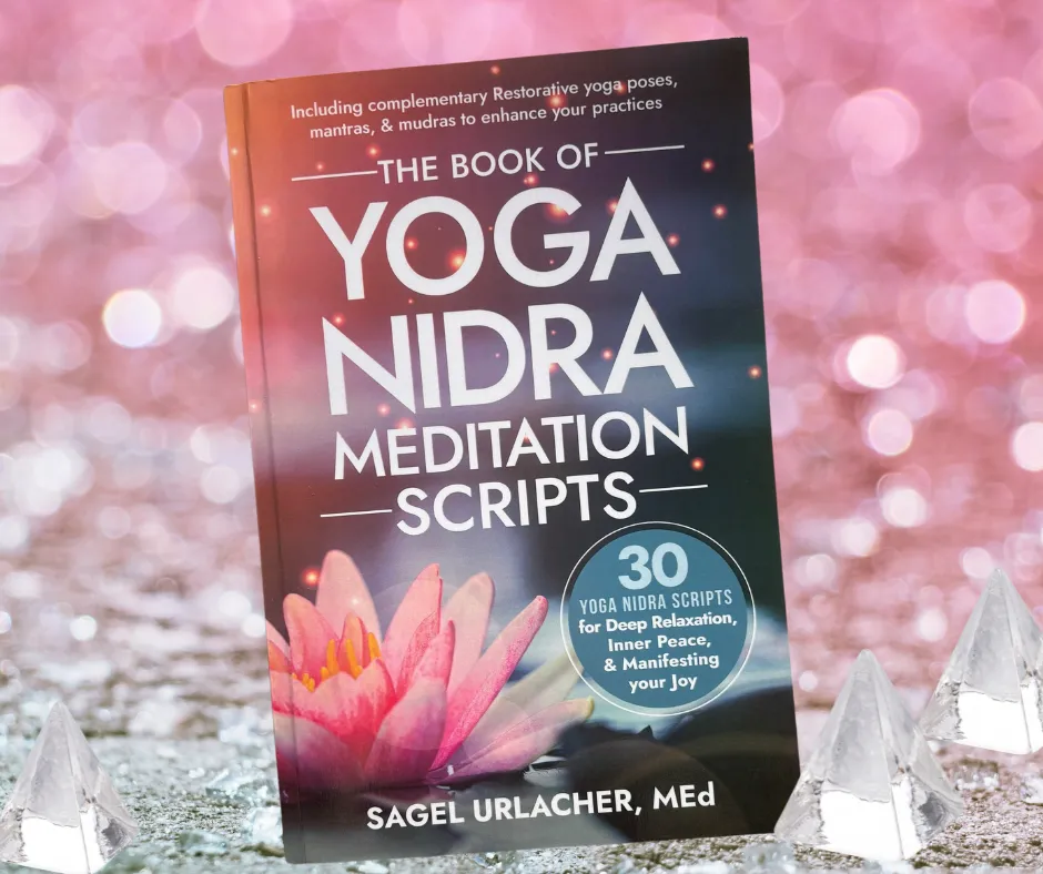 cover of the book of yoga nidra meditation scripts
