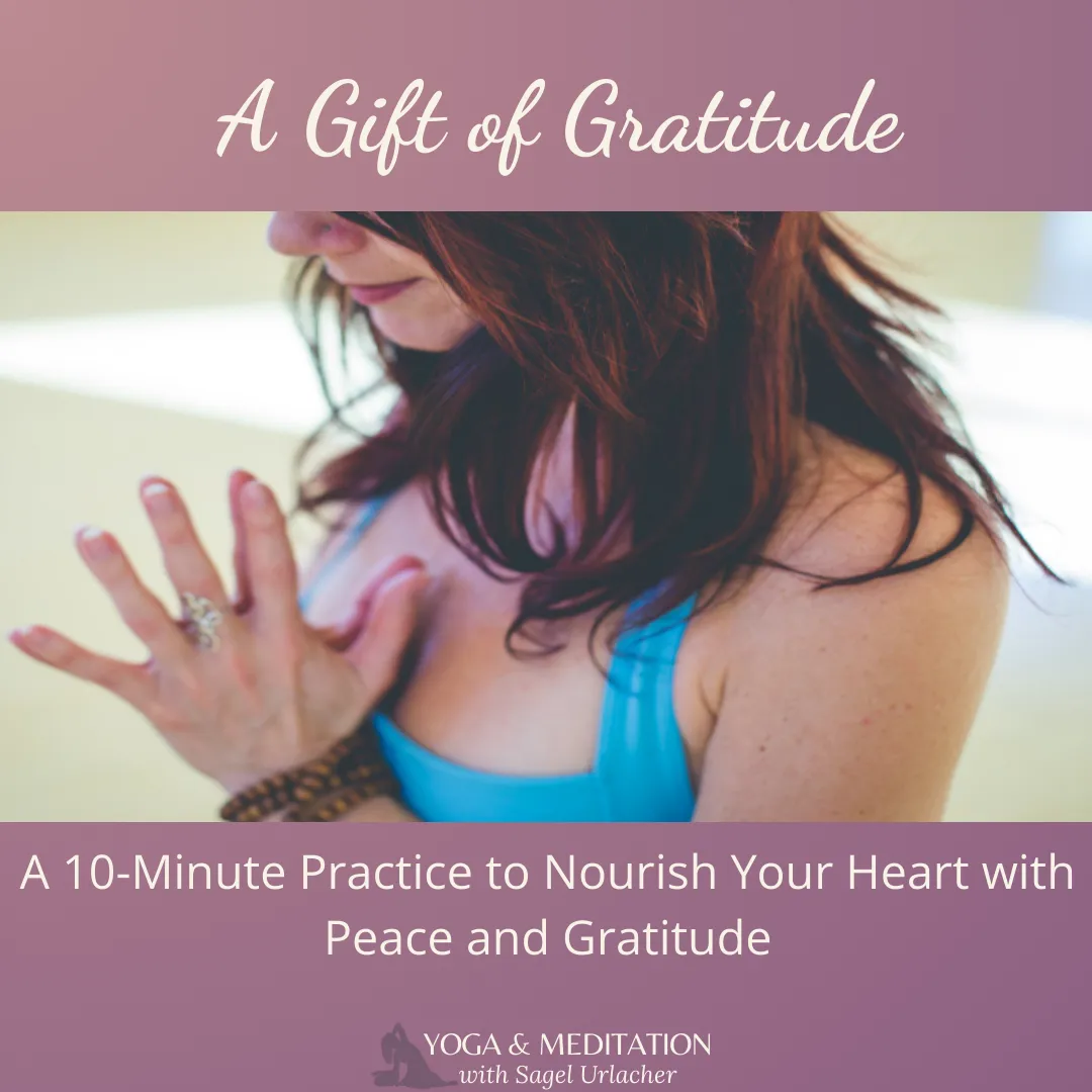 A female holding her hands in prayer position