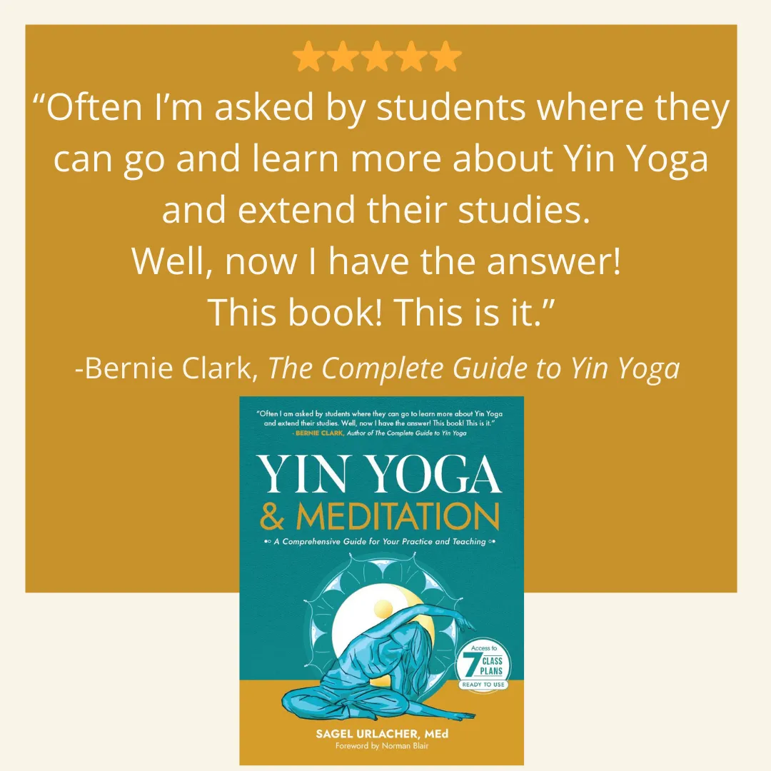 yin yoga book cover