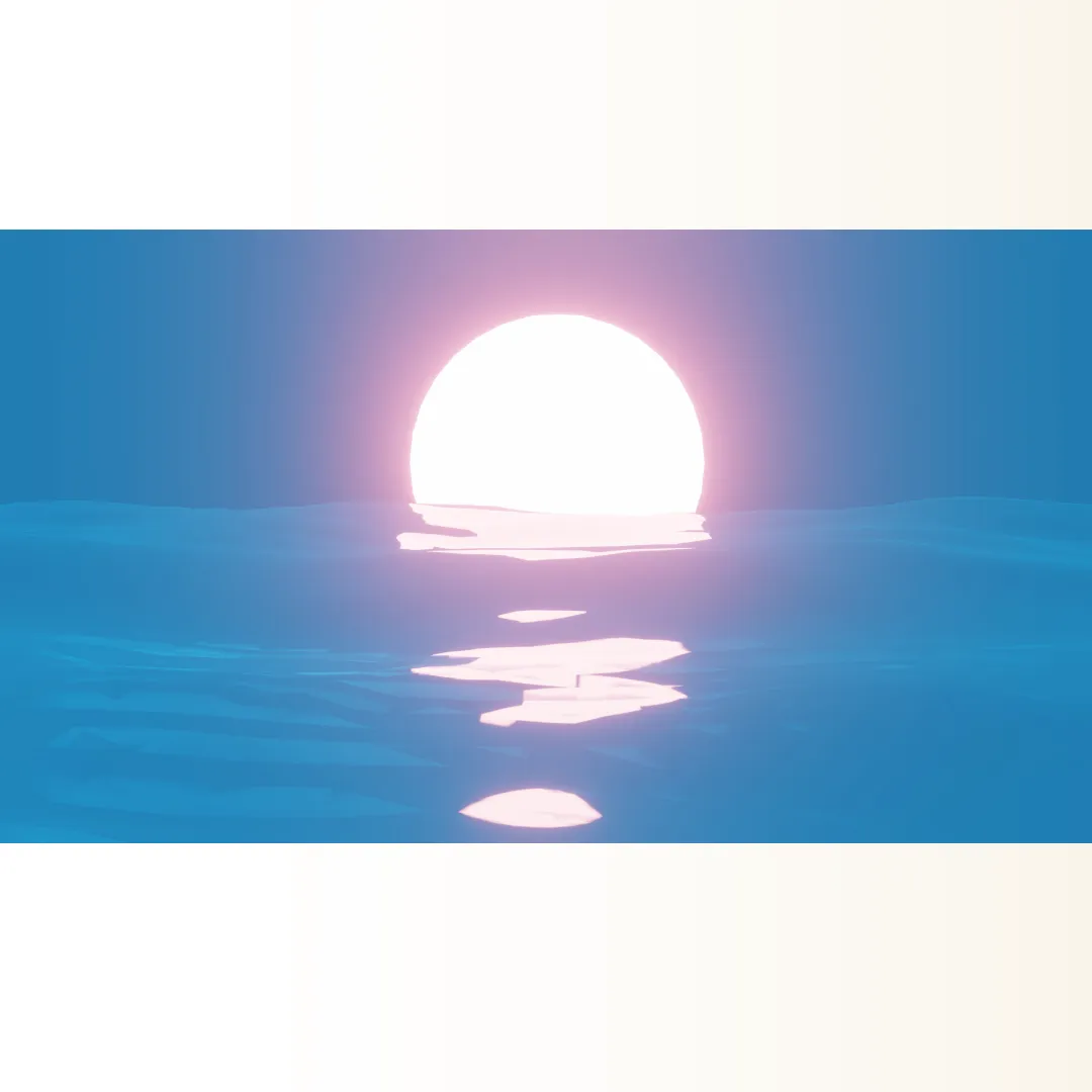 a full moon rising over a gentle blue ocean