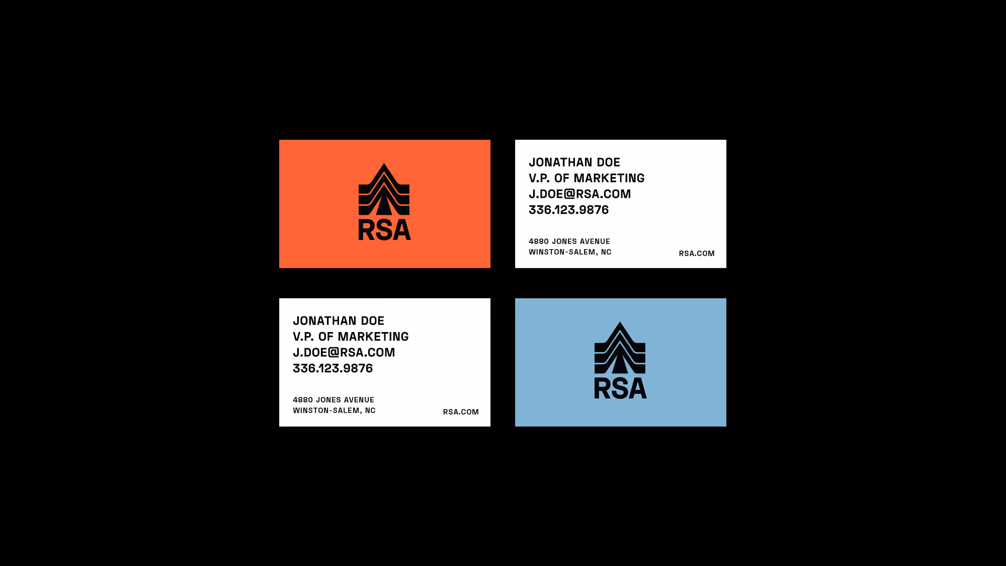 RSA: Business Card Mockup