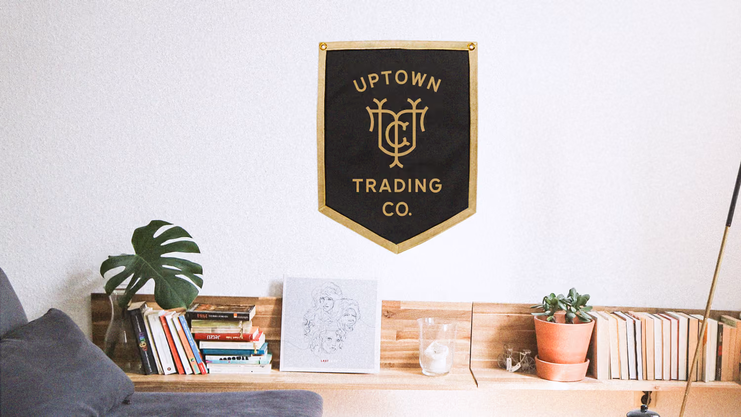 Uptown: Pennant Mockup
