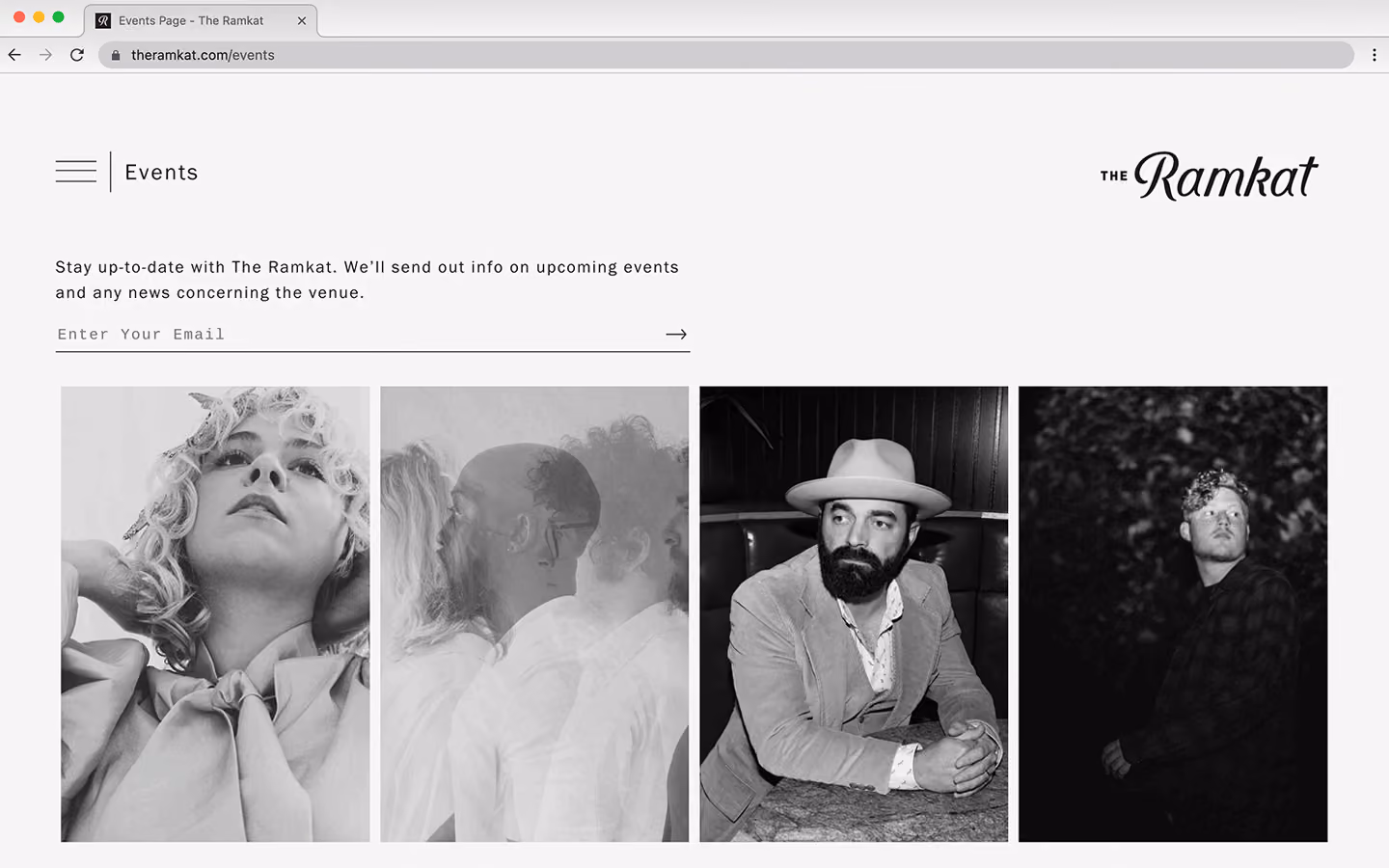 Ramkat: Events Page