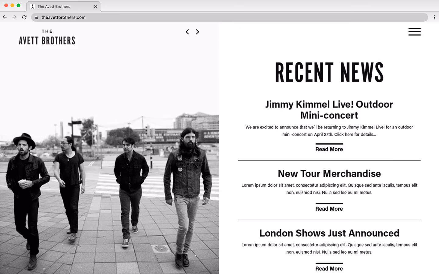Avett Brothers: News Page