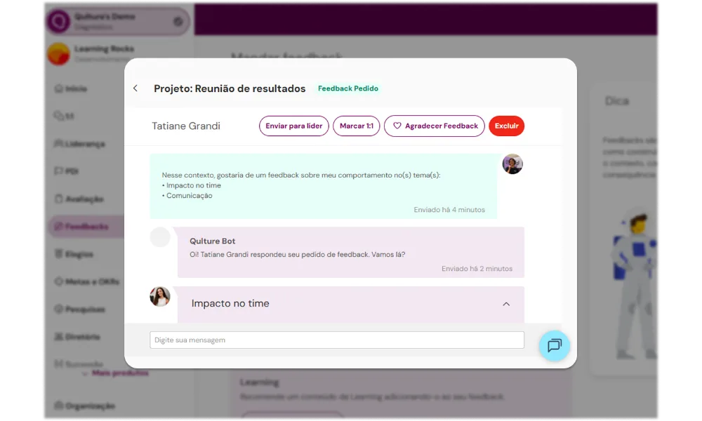 Ícone de conexão com outros módulos