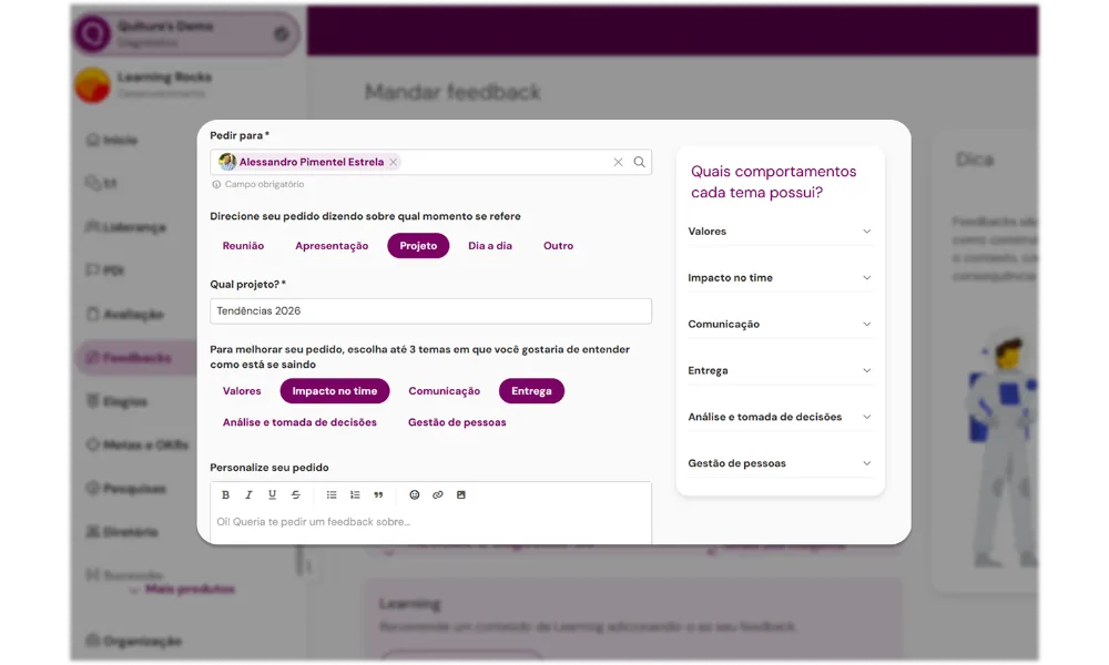 Ícone de templates de apoio