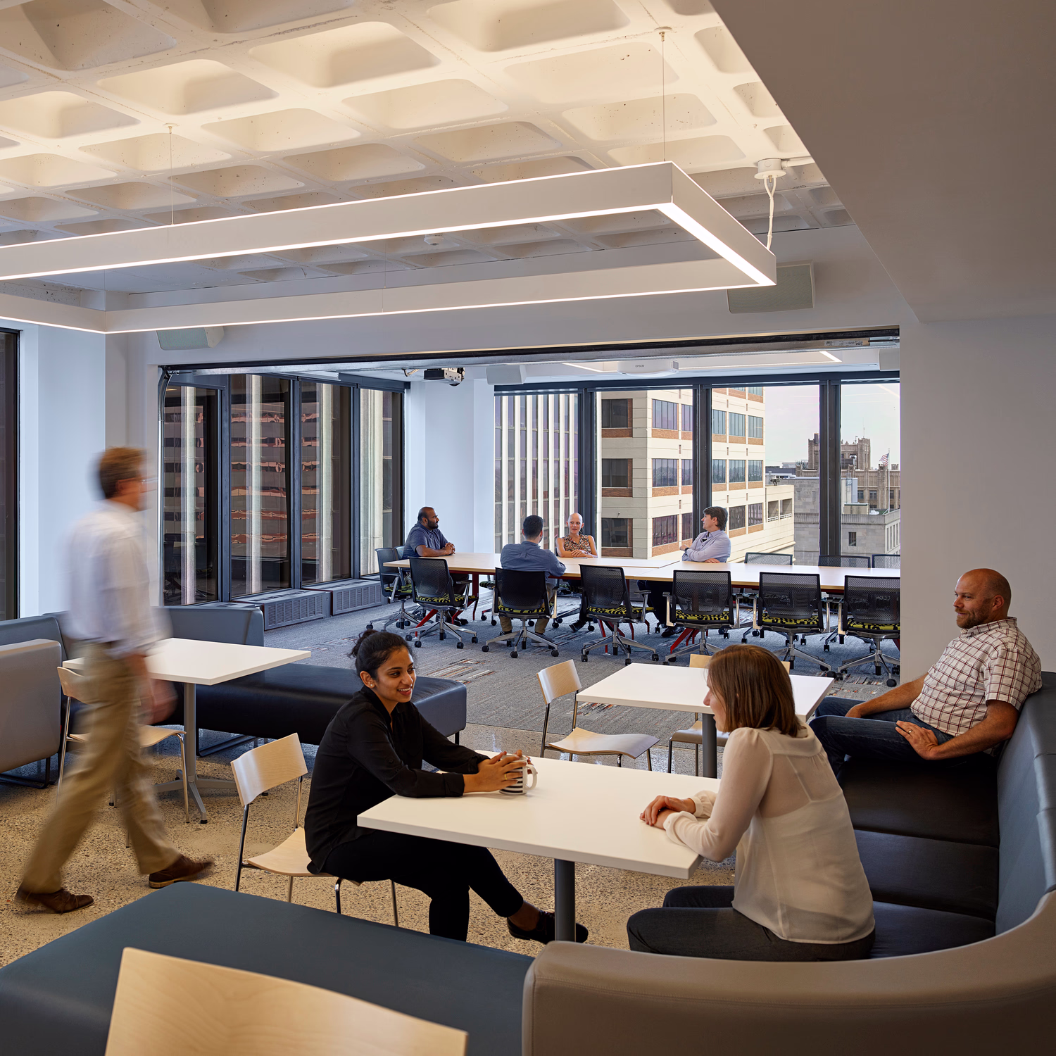 Team members collaborate in our Baltimore office.