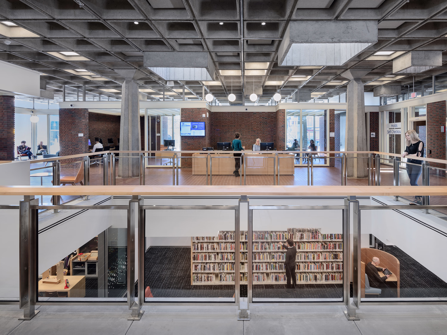 Interior of Arvonne Fraser Library