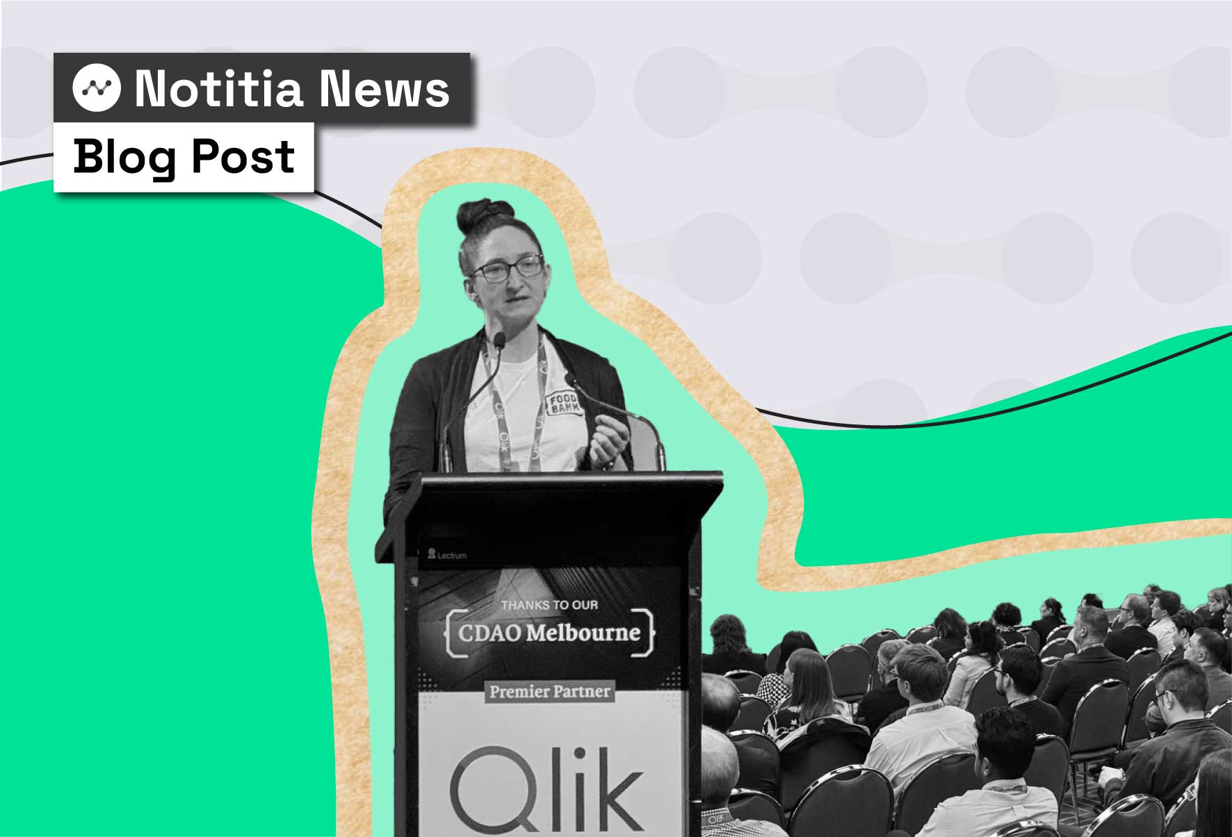 Foodbank Victoria's Kennie Greagen speaks at CDAO Melbourne