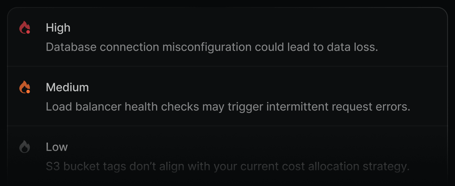Graphical representation of a GitHub comment with a Overmind assertion