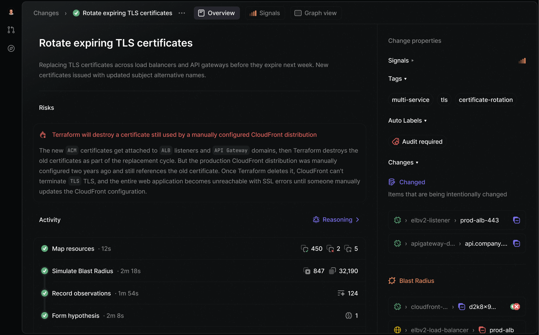 Preview image of the Overmind app