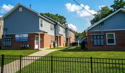 apartment neighborhood sidewalk