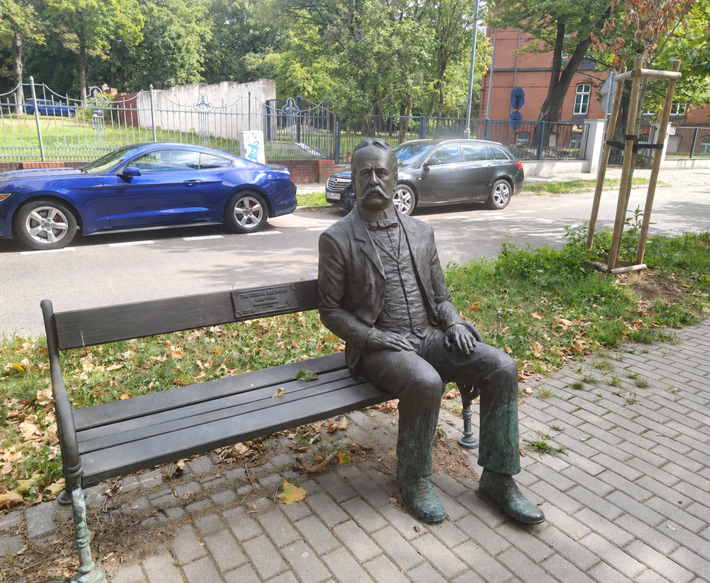 Pomnik Georga Brüninga w Bytomiu
