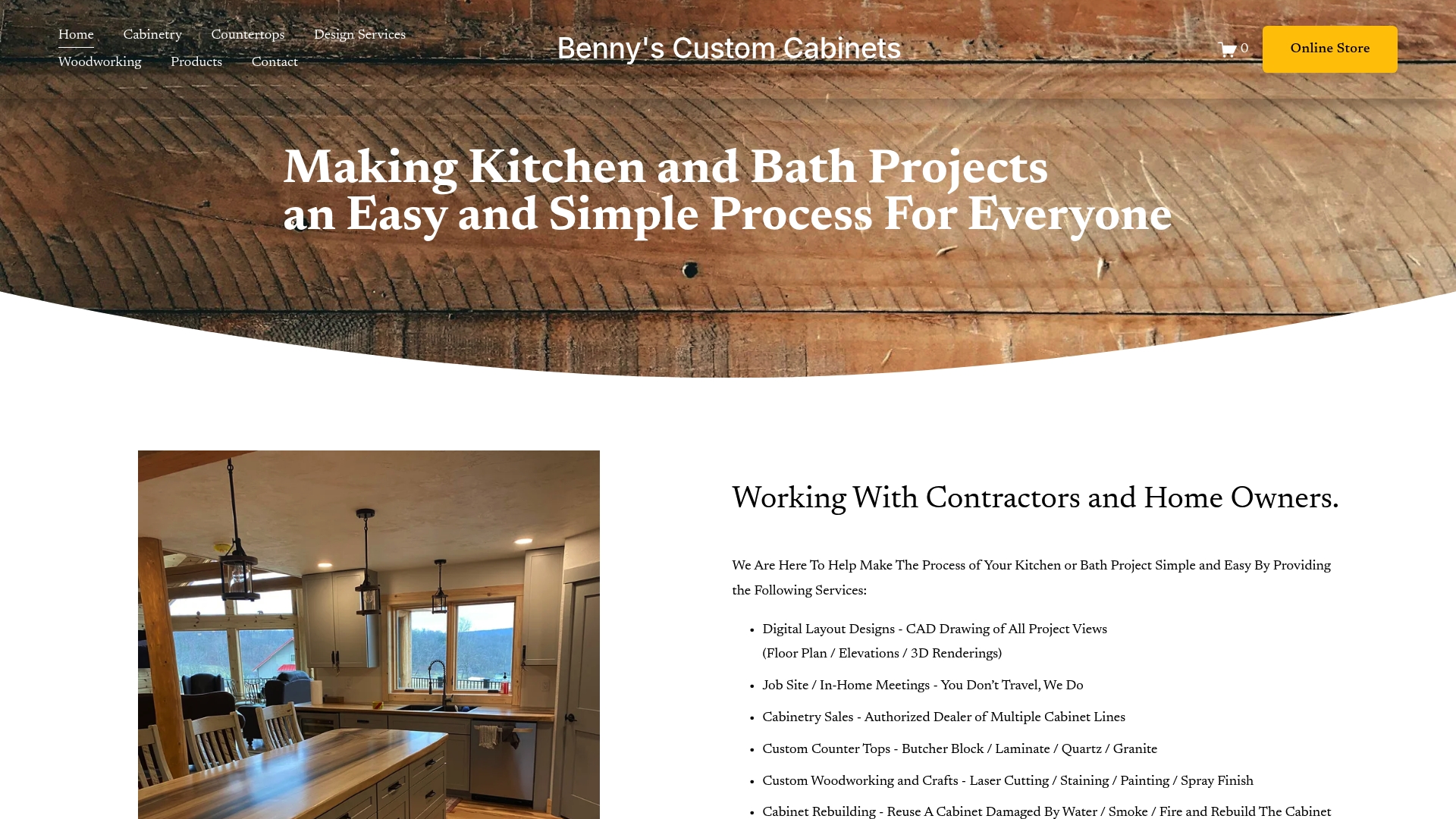 https://bennyscustomcabinets.com