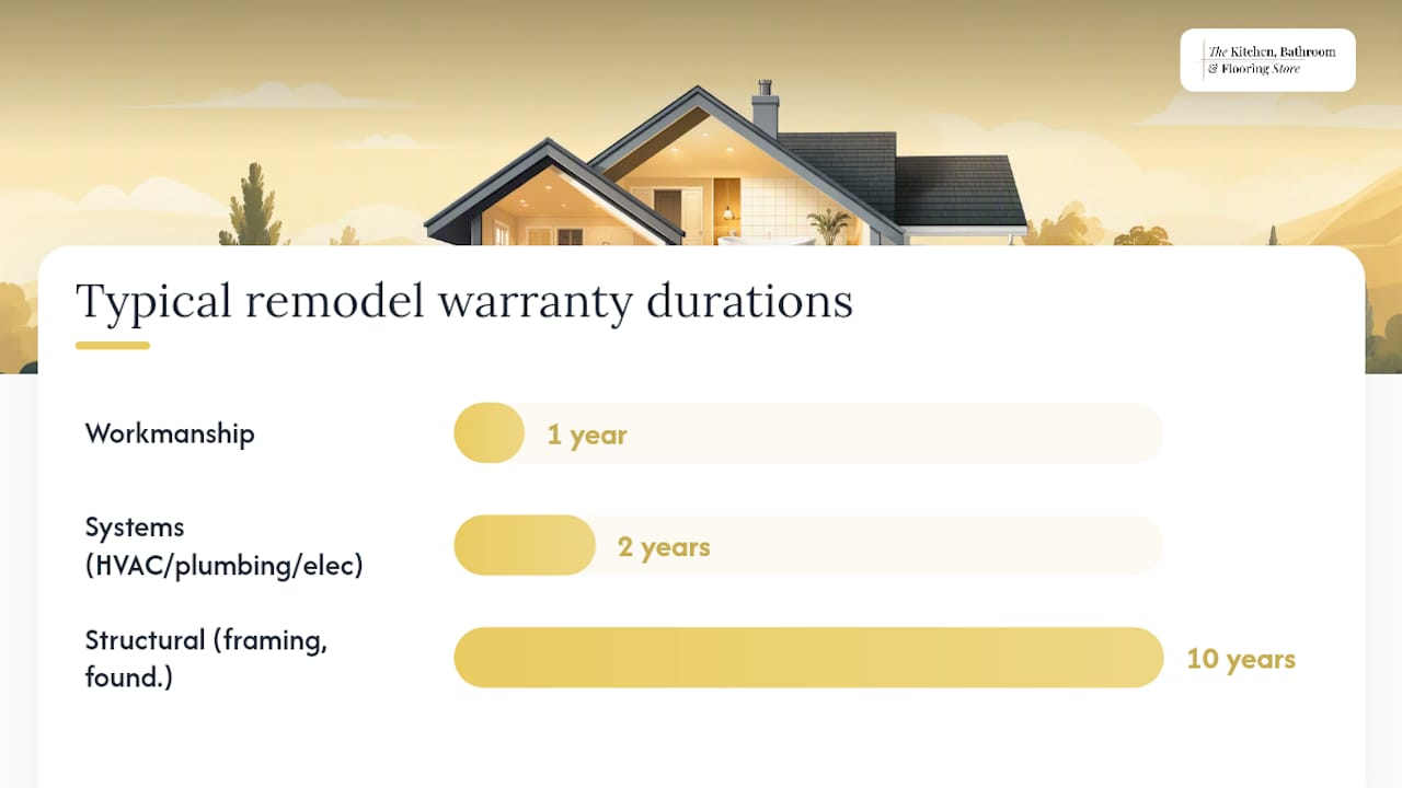 How long do remodel warranties last, and what legal timelines apply? — overview diagram