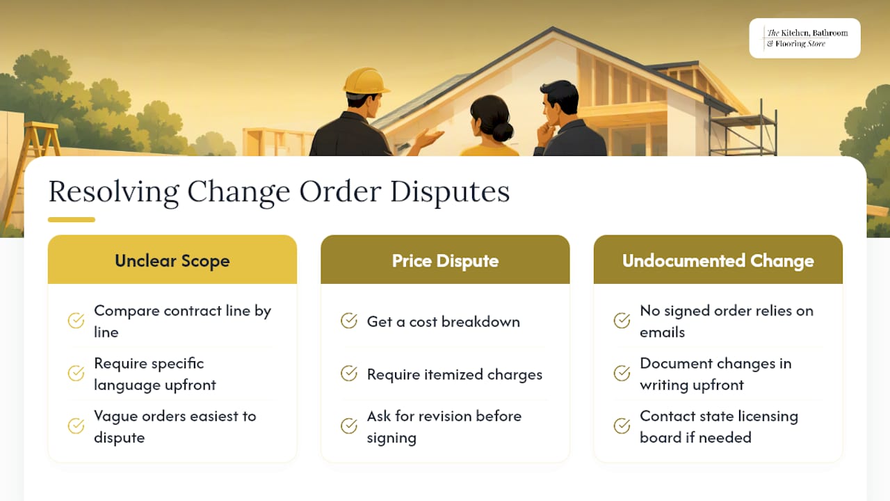 Resolving Disputes That Arise From Change Orders — overview diagram