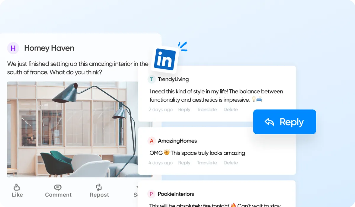 Introducing LinkedIn comments management on Iconosquare