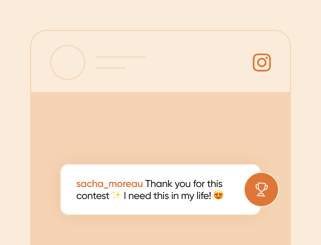 Iconosquare's Instagram giveaway picker