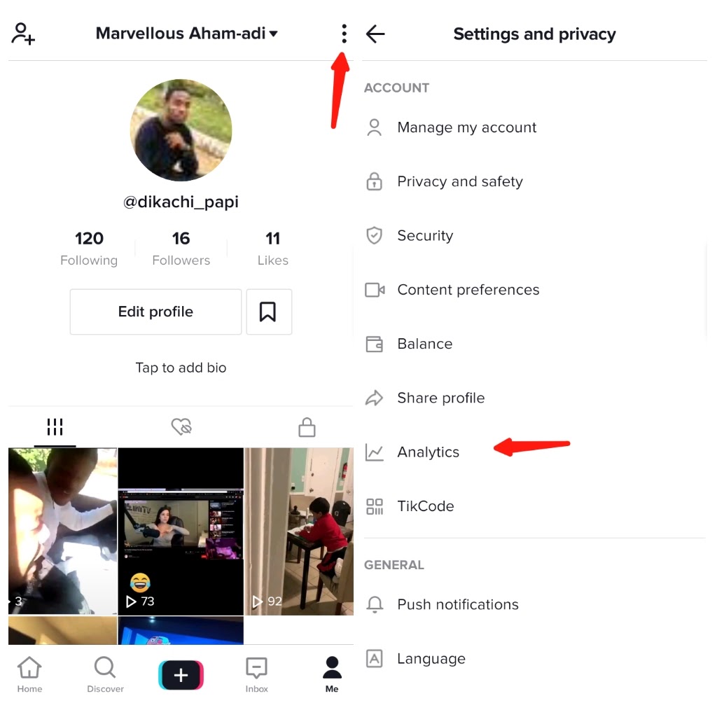 Wie kann ich auf TikTok Analytics zugreifen?