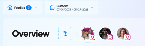Bella's social media accounts on Iconosquare