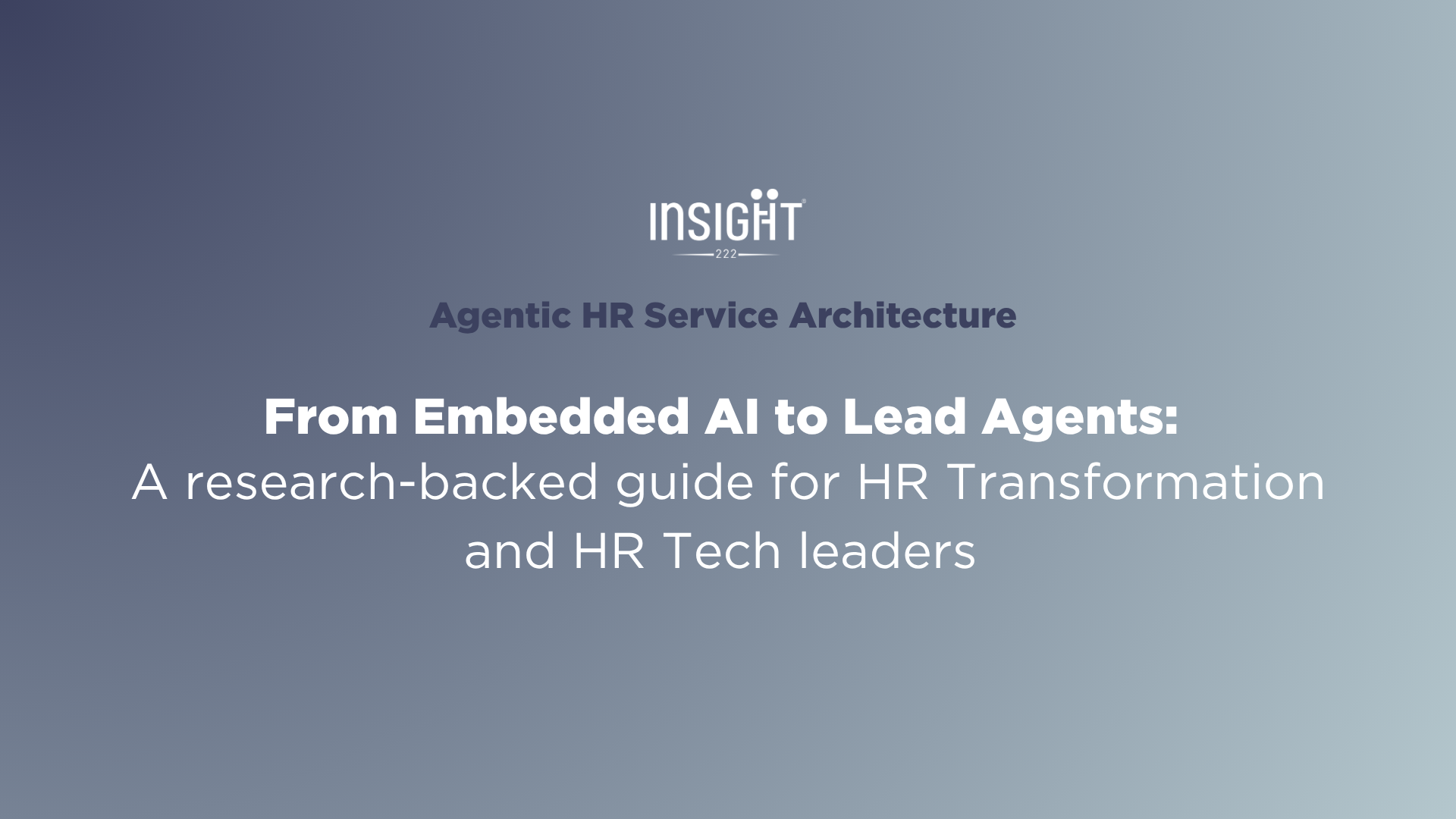 Agentic HR Service Architecture