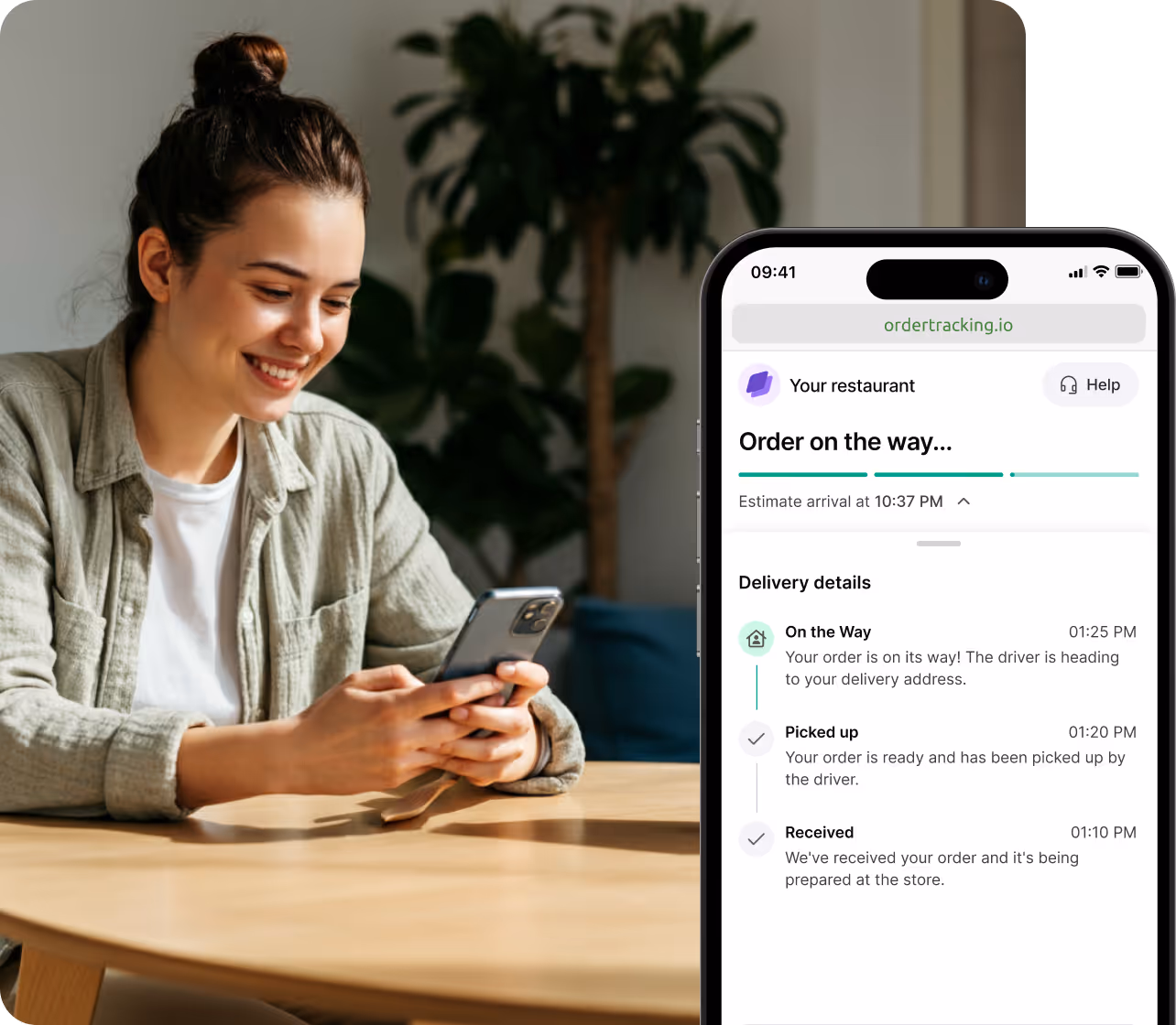 Shipday branded experience user interface 