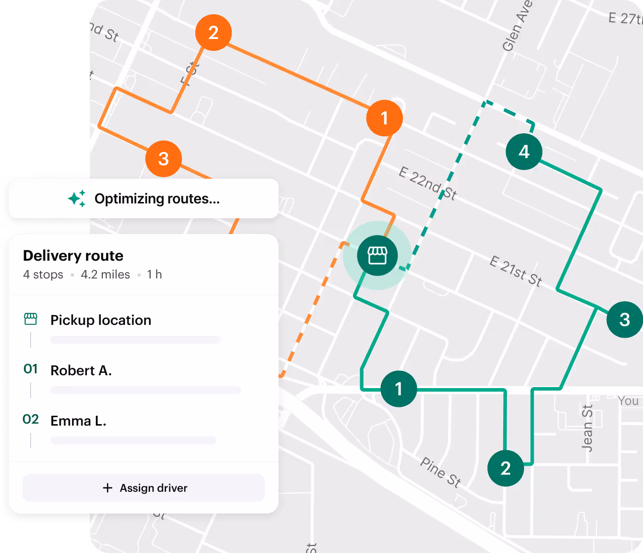 Shipday branded experience user interface 