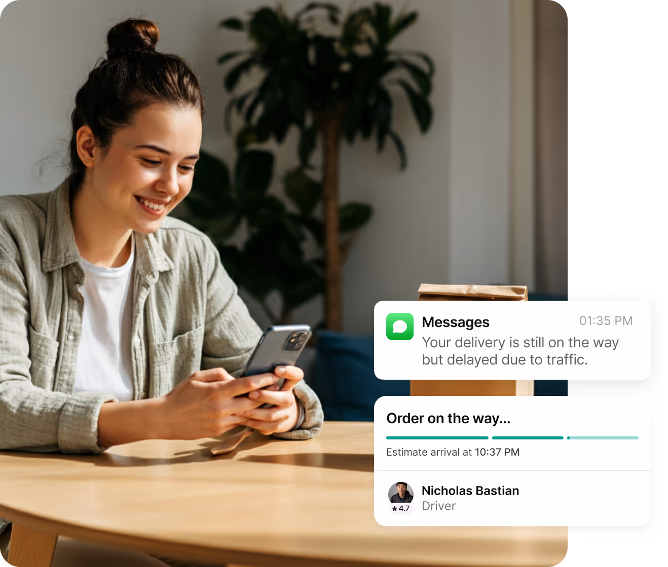 Shipday branded experience user interface 