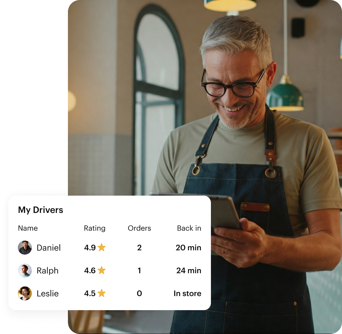 Shipday branded experience user interface 