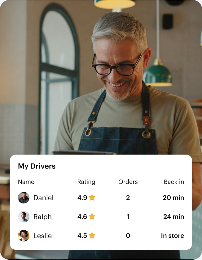 Shipday branded experience user interface 
