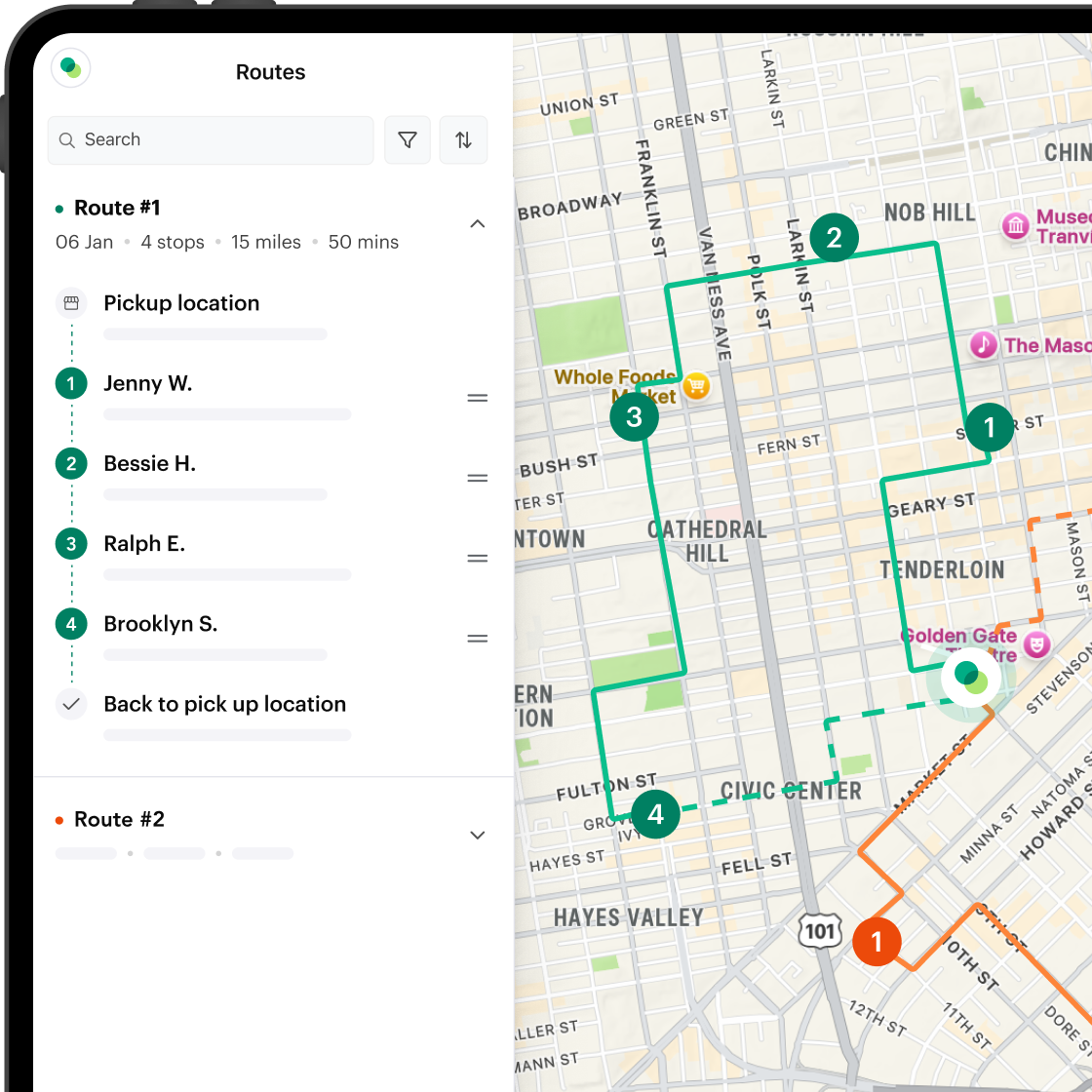 Shipday branded experience user interface 