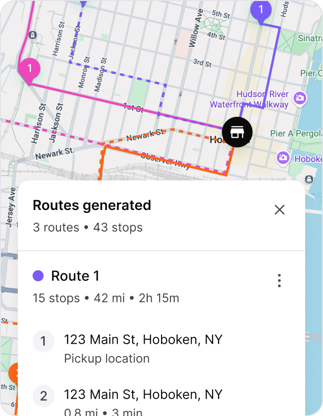 Shipday branded experience user interface 