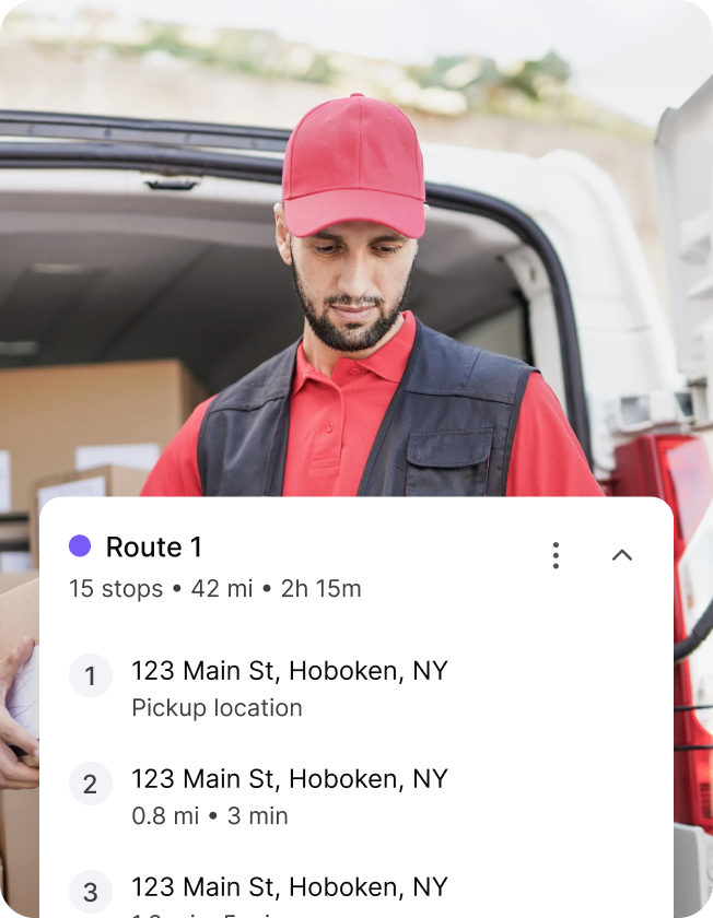 Shipday branded experience user interface 