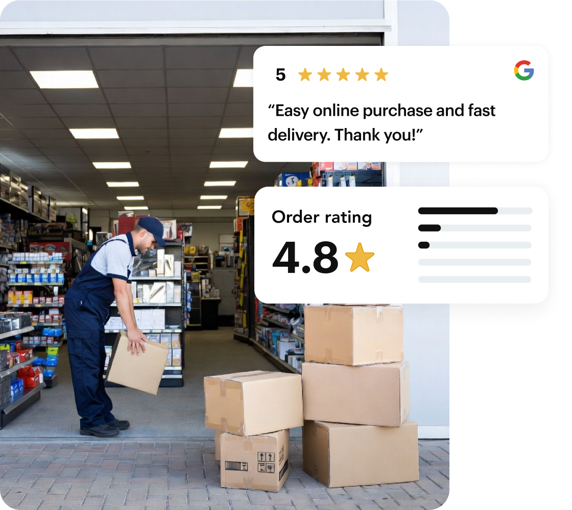 Shipday client testimonial from PizzaHQ pizzeria. 