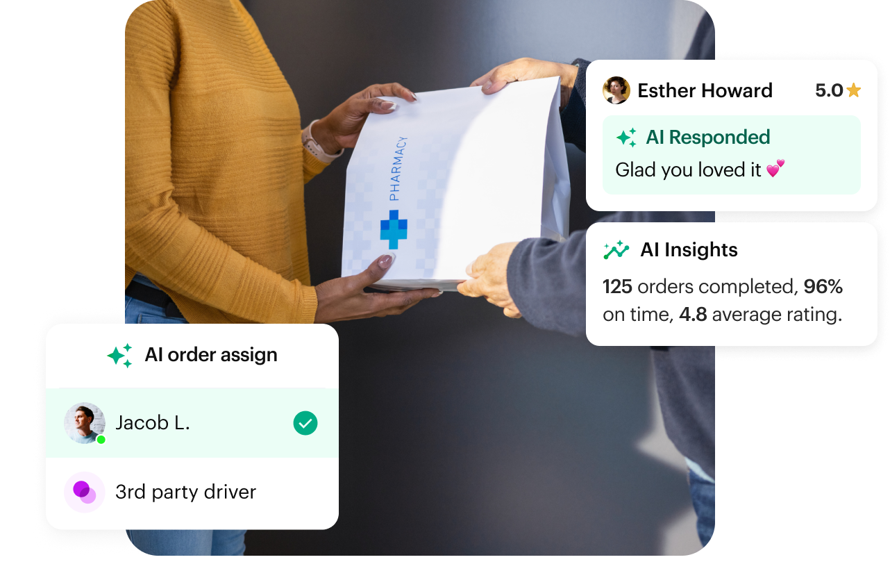 Shipday branded experience user interface 