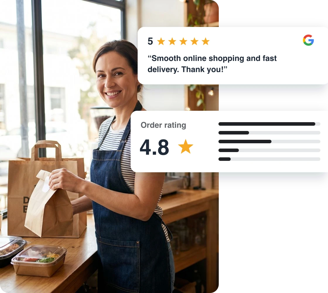 Shipday client testimonial from PizzaHQ pizzeria. 