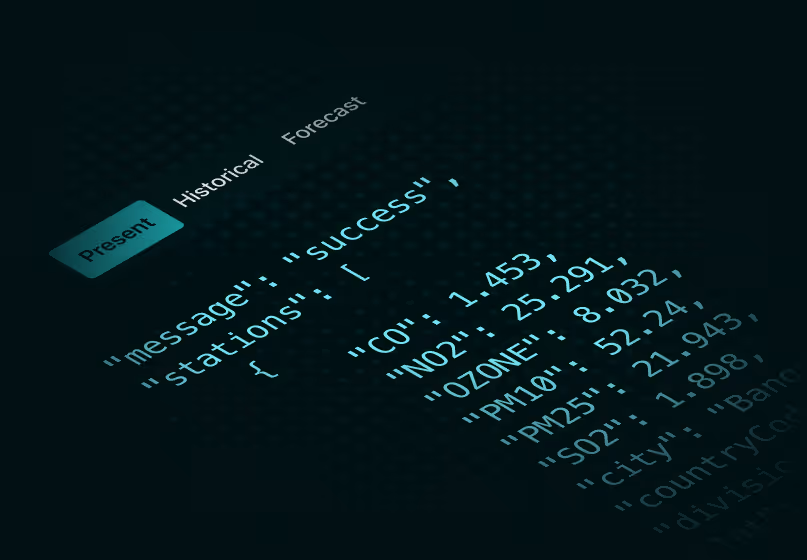 Air quality API documentation